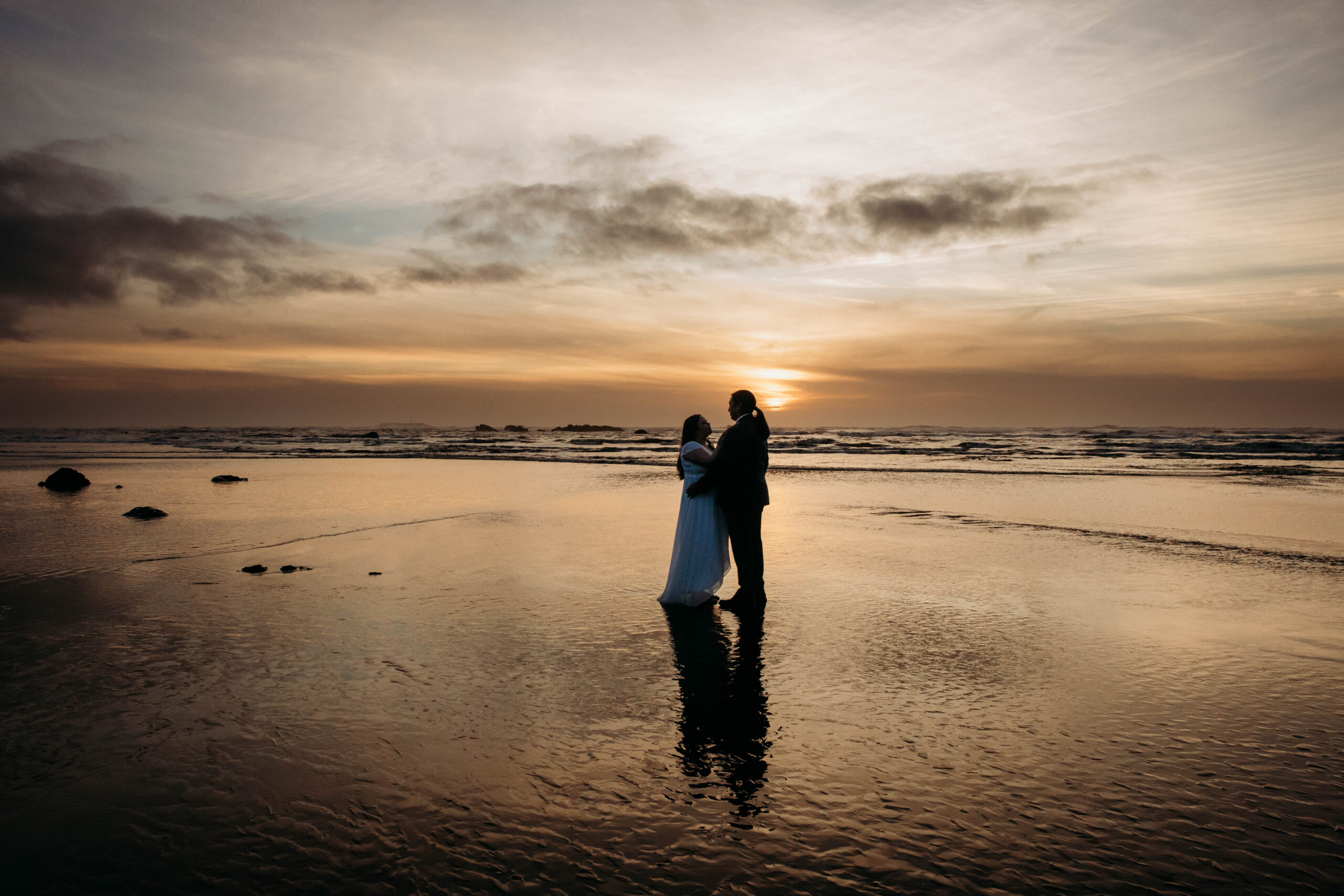 Ruby Beach Engagement Session: Comparing Session Times