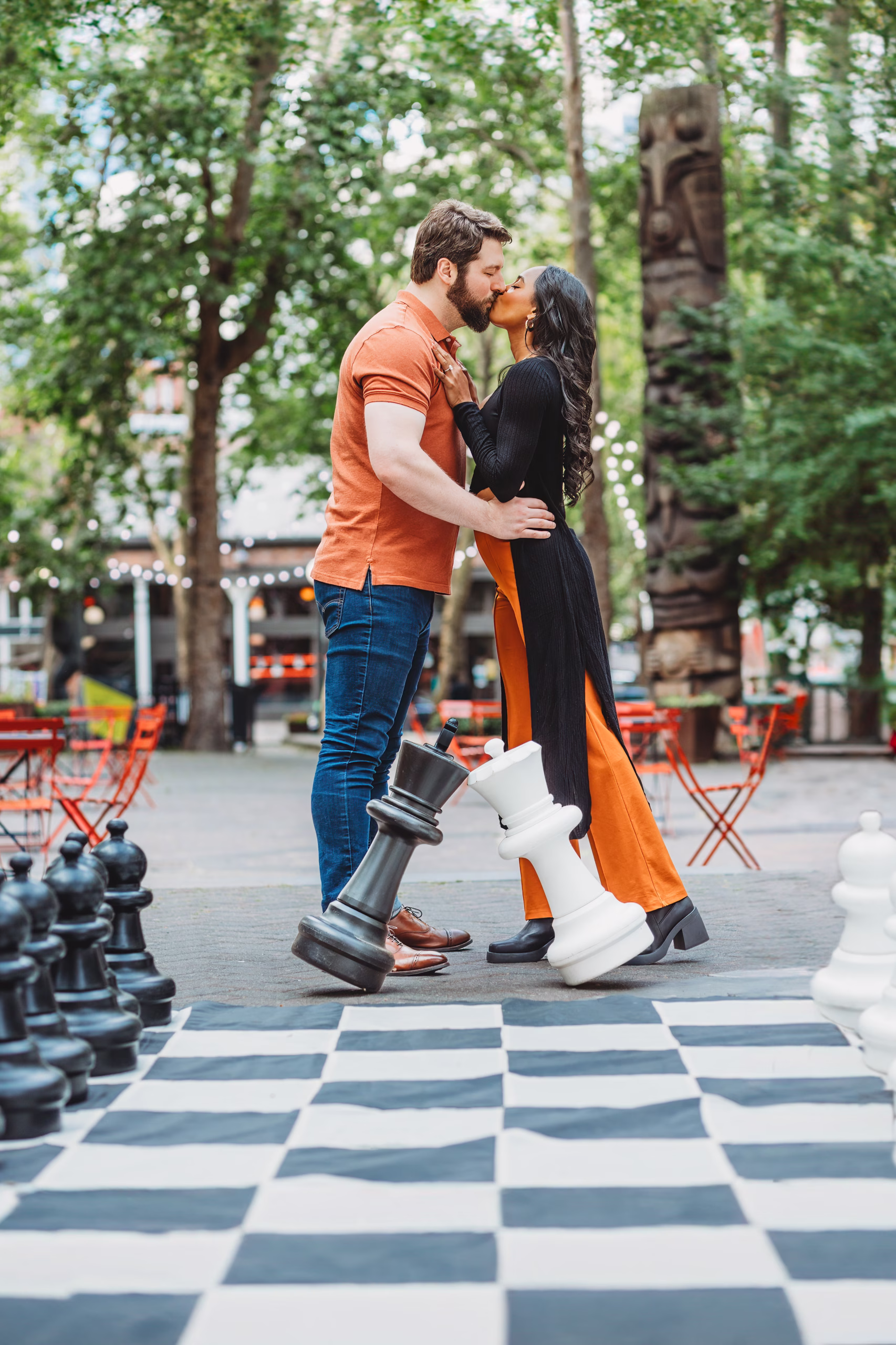 Pioneer Square engagement session in Seattle, WA