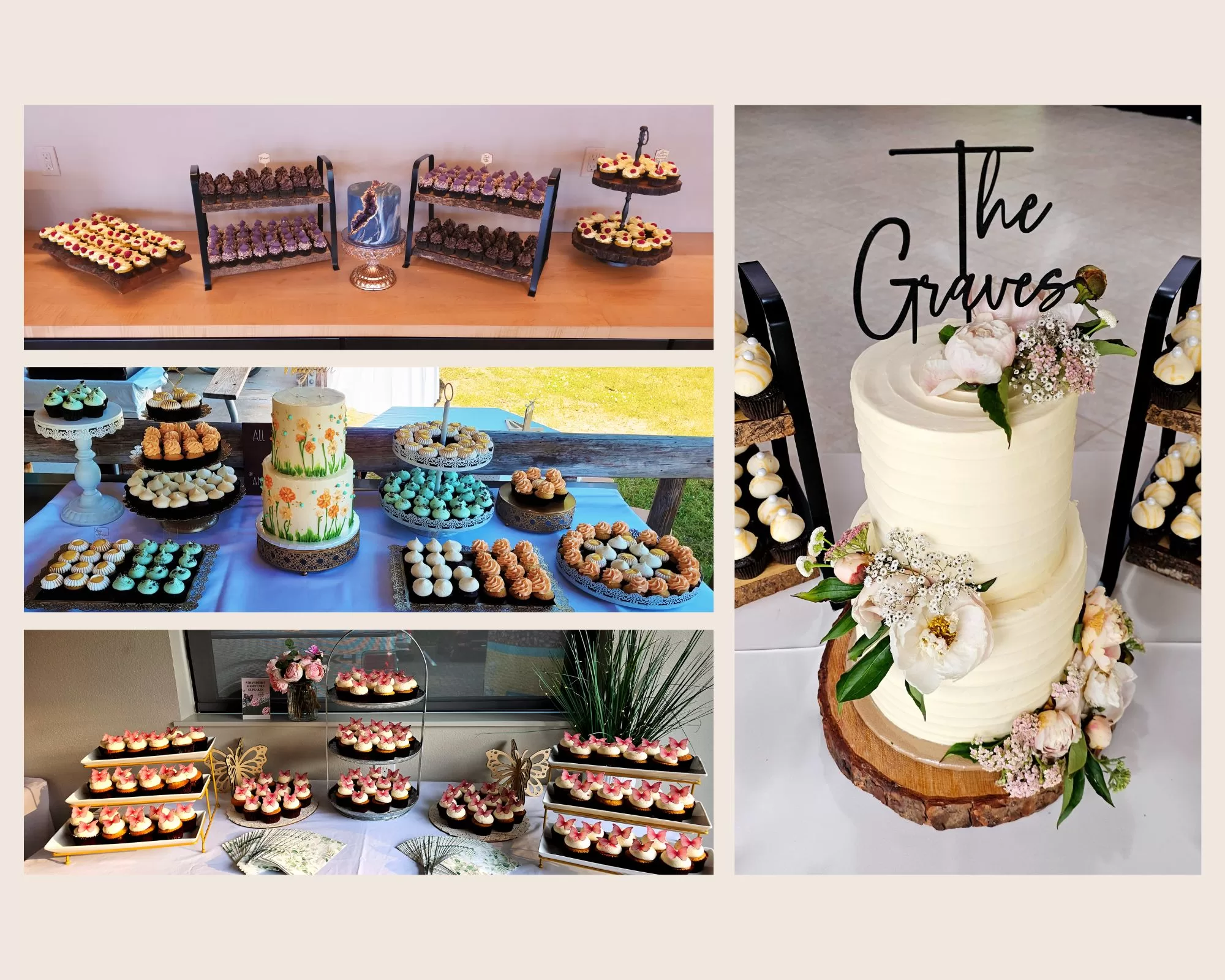 Bella Bella Bakery mid-tier wedding dessert options