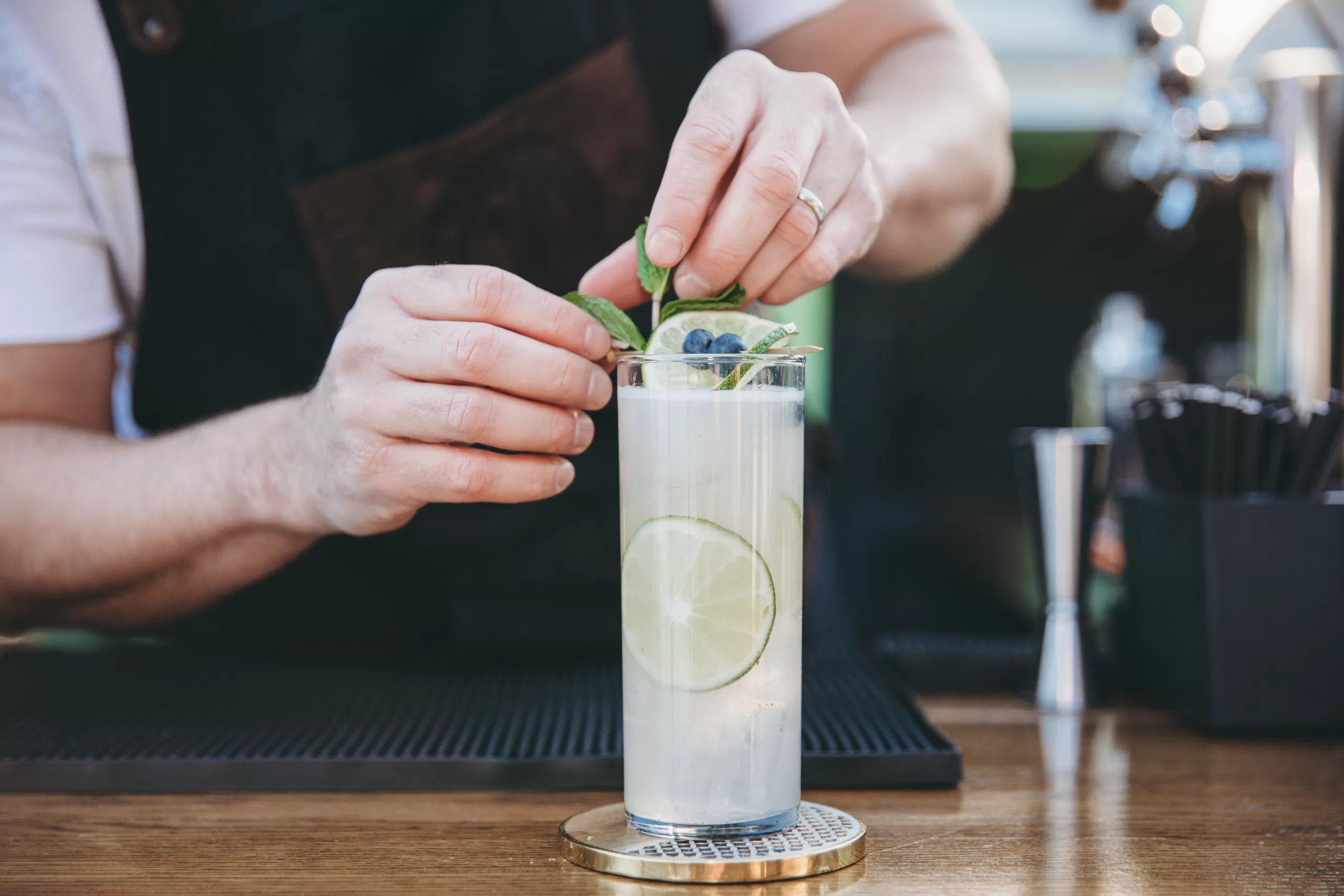 Wedding cocktail by Kitsap Bartending Services. Taken by Miranda Quade Photography