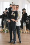Grooms' first dance at their luxury Seattle wedding celebration